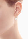 V-Blue earring